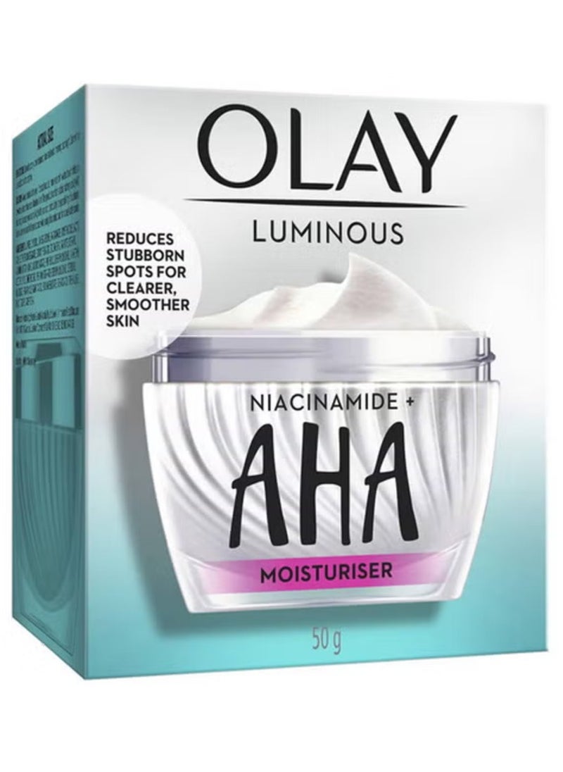 Olay Luminous Aha Moisturiser 50g 