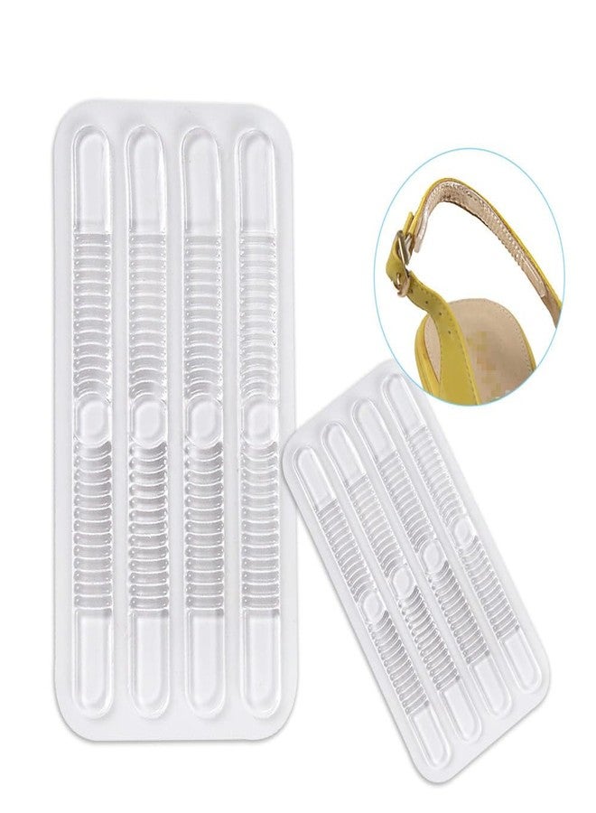 ccHuDE 24 Pcs Shoe Strap Grip Back Heel Inserts Sling Invisible Gel Pads Clear Liner Cushion Insert for Loose Shoes - Image 4