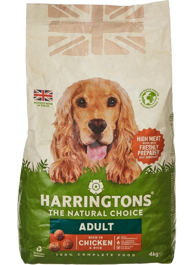 Harringtons Complete Chicken Adult Dry Dog Food 4kg - Image 1
