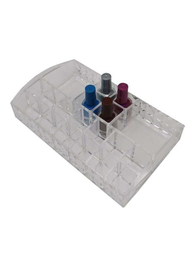 asmat - 20 Spaces Clear Acrylic Lipstick Organizer Display Stand Cosmetic Makeup Organizer for Lipstick, Brushes, Bottles - Image 1