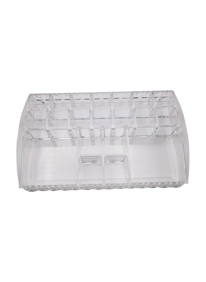 asmat - 20 Spaces Clear Acrylic Lipstick Organizer Display Stand Cosmetic Makeup Organizer for Lipstick, Brushes, Bottles - Image 1