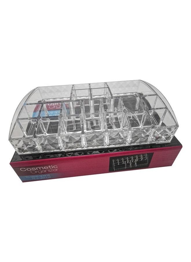 asmat - 20 Spaces Clear Acrylic Lipstick Organizer Display Stand Cosmetic Makeup Organizer for Lipstick, Brushes, Bottles - Image 1