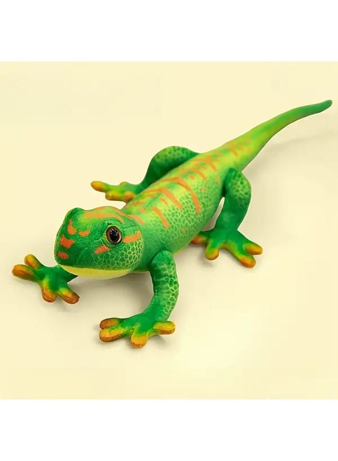 Realistic Green Gecko Plush Toy Soft Stuffed Animal Collectible Gift 1pc - Image 2