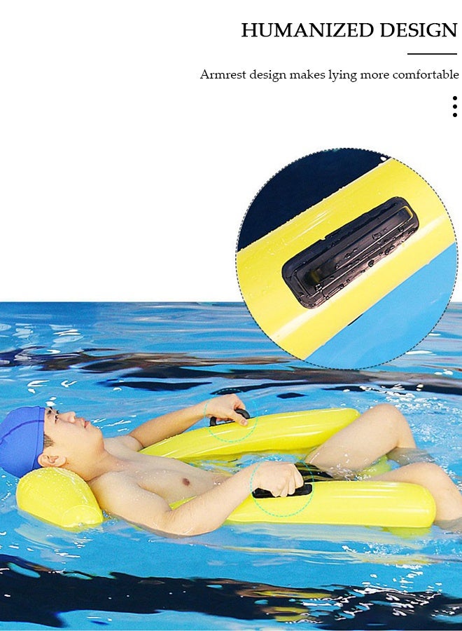 DUNISO Pool Floats Raft Inflatable Fabric Pool Float with Headrest Large Water Inflatable Pool Float for Swimming Pool with Pump Summer Swimming Pool Toys Party Supplies - Image 4