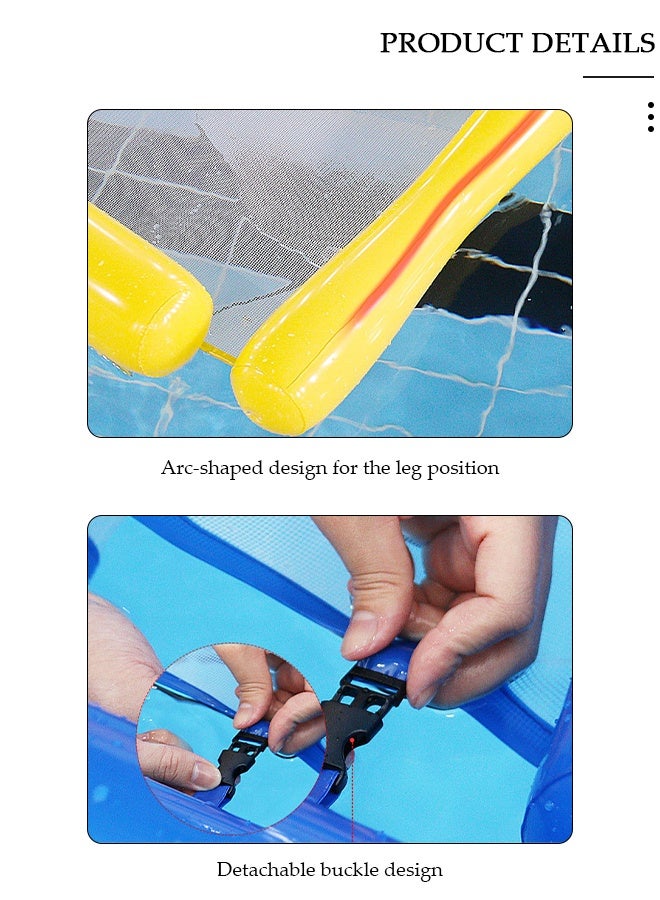 DUNISO Pool Floats Raft Inflatable Fabric Pool Float with Headrest Large Water Inflatable Pool Float for Swimming Pool with Pump Summer Swimming Pool Toys Party Supplies - Image 5