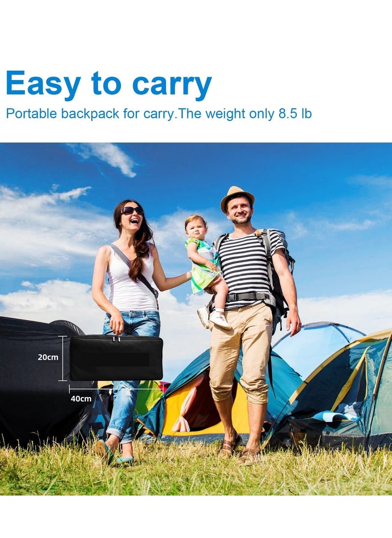 FlashHawk Portable Projector Screen - 84 inch 16:9 4K HD Projector Screen with Stand, Carry Bag for Indoor Outdoor Home Theater Backyard Cinema Camping  - Image 5