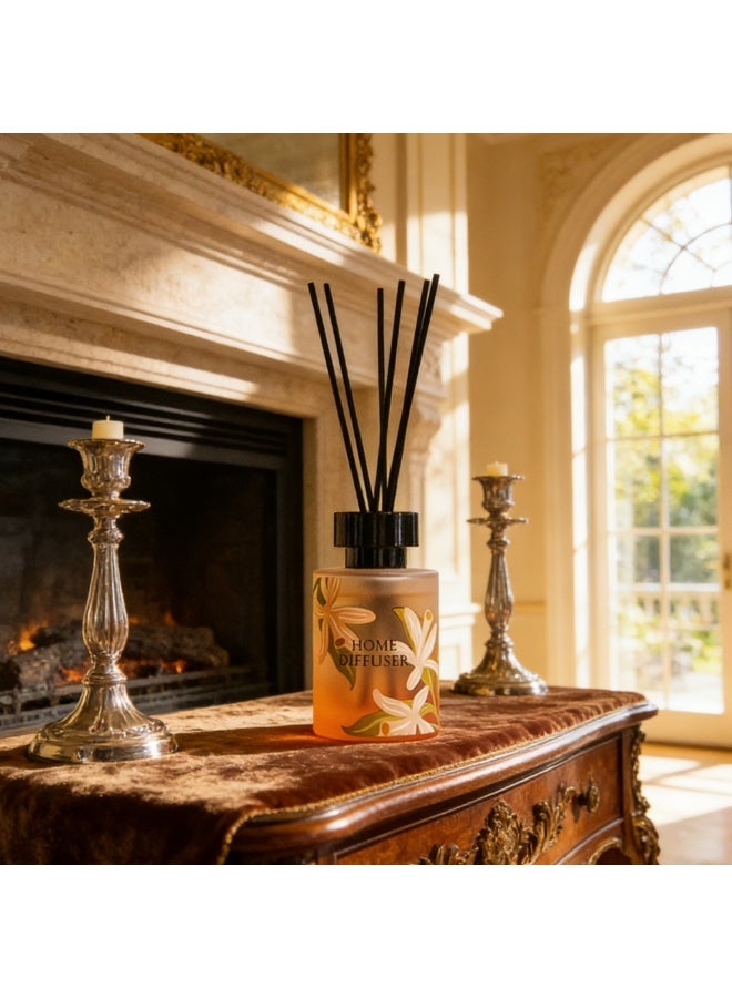 【Premium】Natural Reed Diffuser - Floral & Citrus Scent for Home Fragrance, Long-Lasting Freshness - 100ml - Image 4