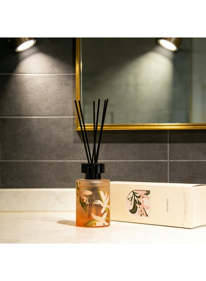【Premium】Natural Reed Diffuser - Floral & Citrus Scent for Home Fragrance, Long-Lasting Freshness - 100ml - Image 5