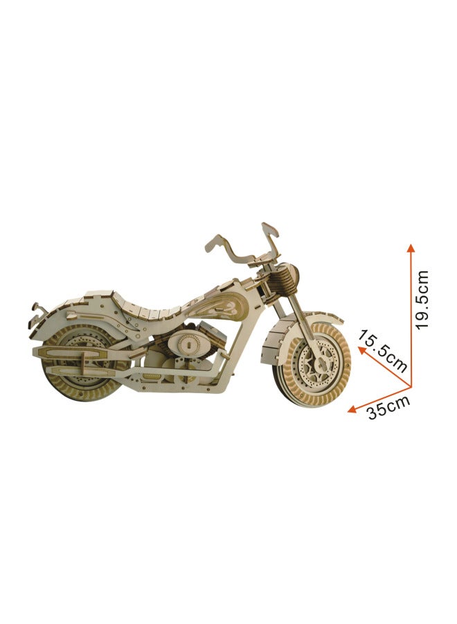 Xinlian Direct Lightning Harley 3D Three-dimensional Puzzle Puzzle Board DIY Handmade Boys Toys-Color:XB-G004 Dianba Harley Color Boxed - Image 3