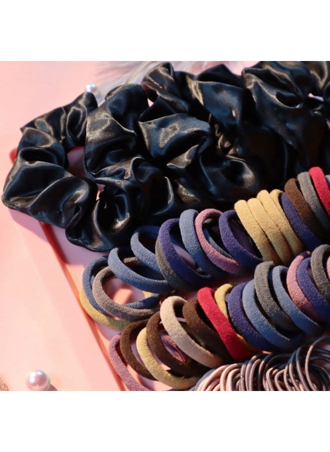 YANRONG - 755PCS Hair Accessories for Woman Set Seamless Ponytail Holders Variety Hair Scrunchies Hair Bands Scrunchy Hair Ties For Thick and Curly (Mix) - Image 1