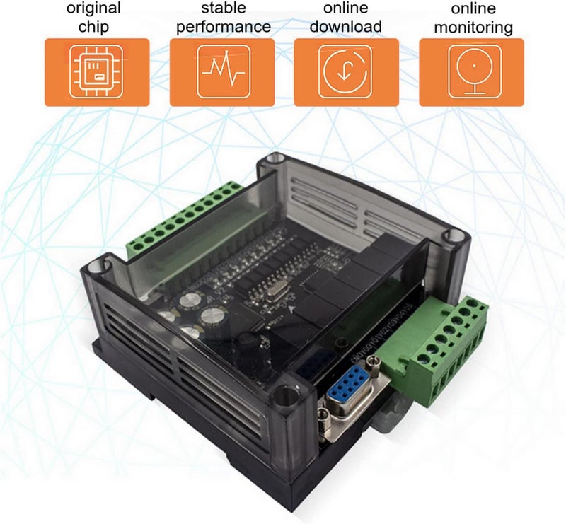 Thincol FX1N-14MR Industrial Control Board PLC,DC24V,Programmable Logic Controller Relay Output,Supports for GX-Developer, GX-work2,HMI Connection. - Image 4