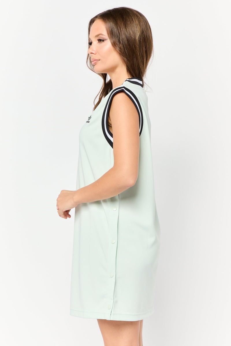 adidas Originals Women Sportswear Fit Outdoor Dress, Mint Green  - Image 2