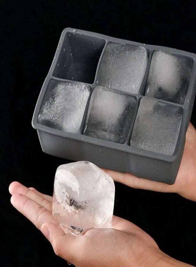 vigor path 2-Pack Silicone Square Shape Giant Ice Cubes Molds, Pefect for Whiskey Cocktails Bourbon Soups and Frozen Treats - BPA-free and designed to last - Image 4