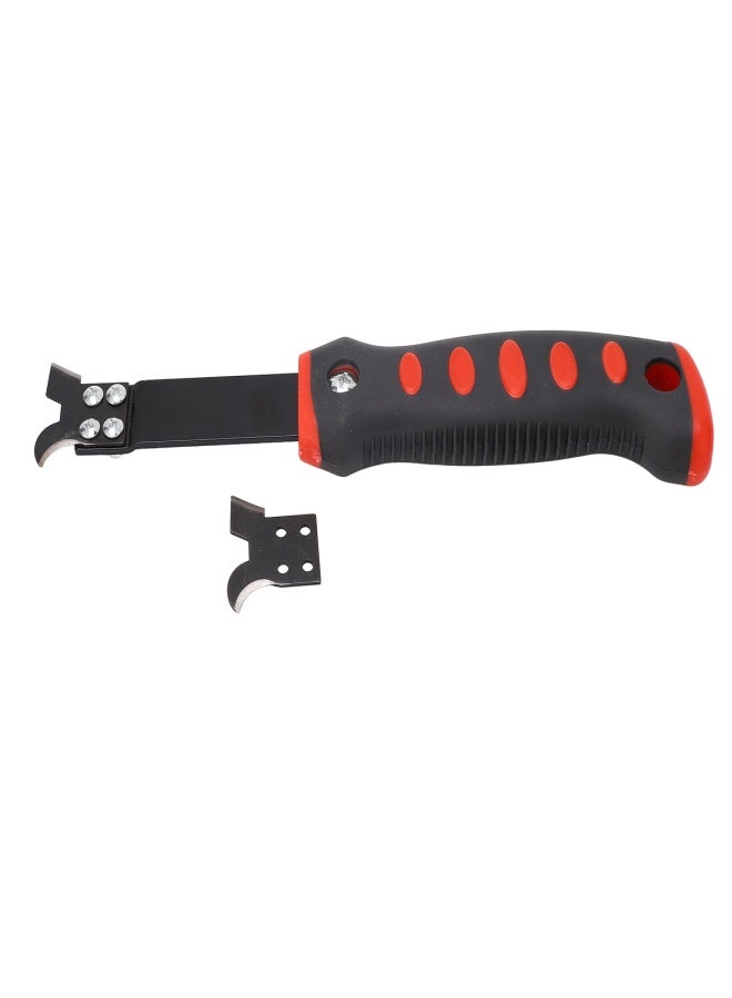 Gypsum Board Cutter Rubber Handle Manganese Steel Blade Clean Fast Cut Gypsum Cement Board Knife - Image 1