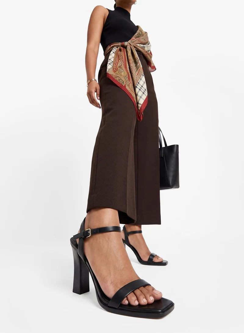 Nine West BLACK Ankle Strap High Heel Sandals for Women | Best Price UAE