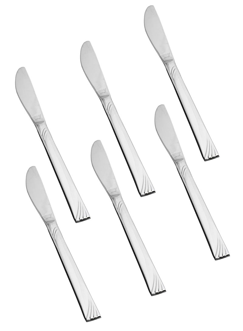 Hic Japanese stainless steel dinner knife set  6 pieces  - Image 1