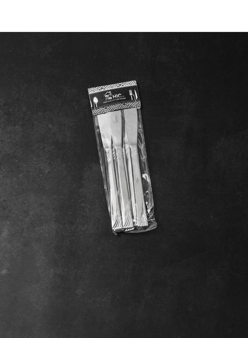 Hic Japanese stainless steel dinner knife set  6 pieces  - Image 4