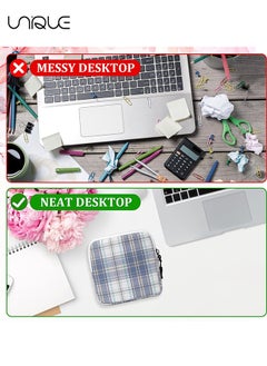 Unique 3 Pcs Sanitary Napkin Storage Bag, Period Pouch, Period Bag, Lattice Feminine Menstrual Pad Tampon Storage Pouch, Portable Sanitary Pads Pouches First Period Bag for Teen Girls Women Ladies  - Image 5
