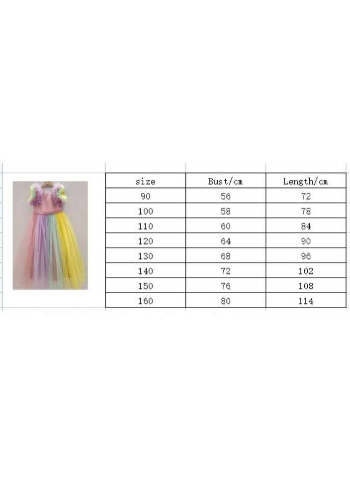 D'Daniela D'Daniela Long Tail Unicorn Dress,Couture Tutu Gown With Detachable Tail  - Image 4