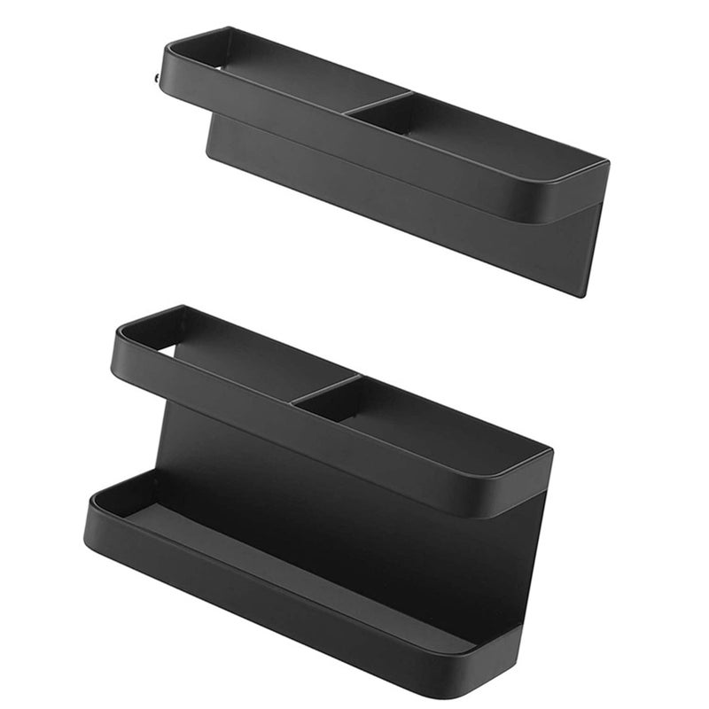 Magnetic Umbrella Stand No Punching Height Adjusting Wall Mounted Umbrella Holder Rack for Hotel Hallway Black - Image 2