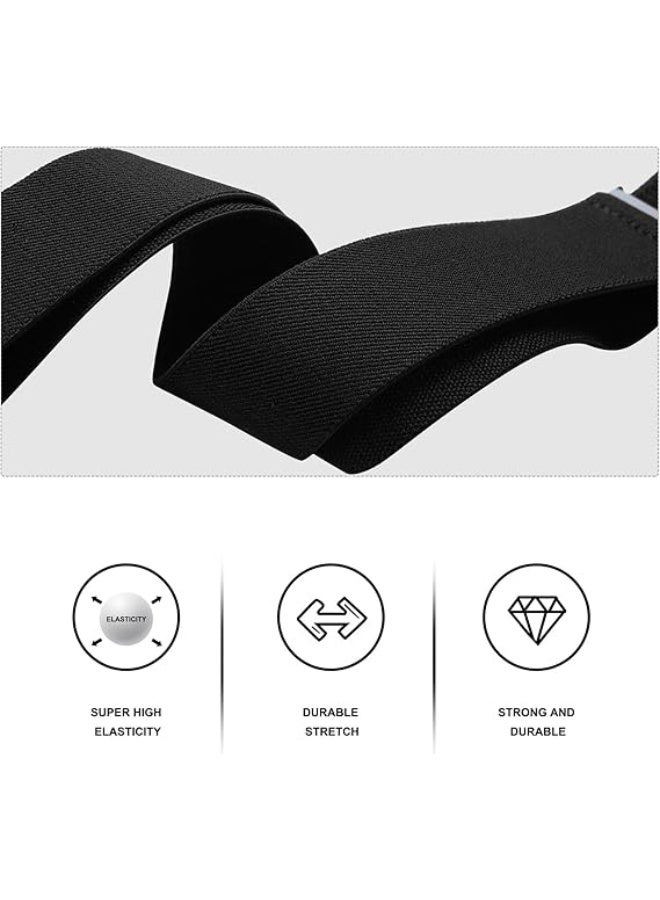 SUNSAR Kids Suspenders Adjustable Suspenders Set With Bow Ties for Boys and Girls - Image 3