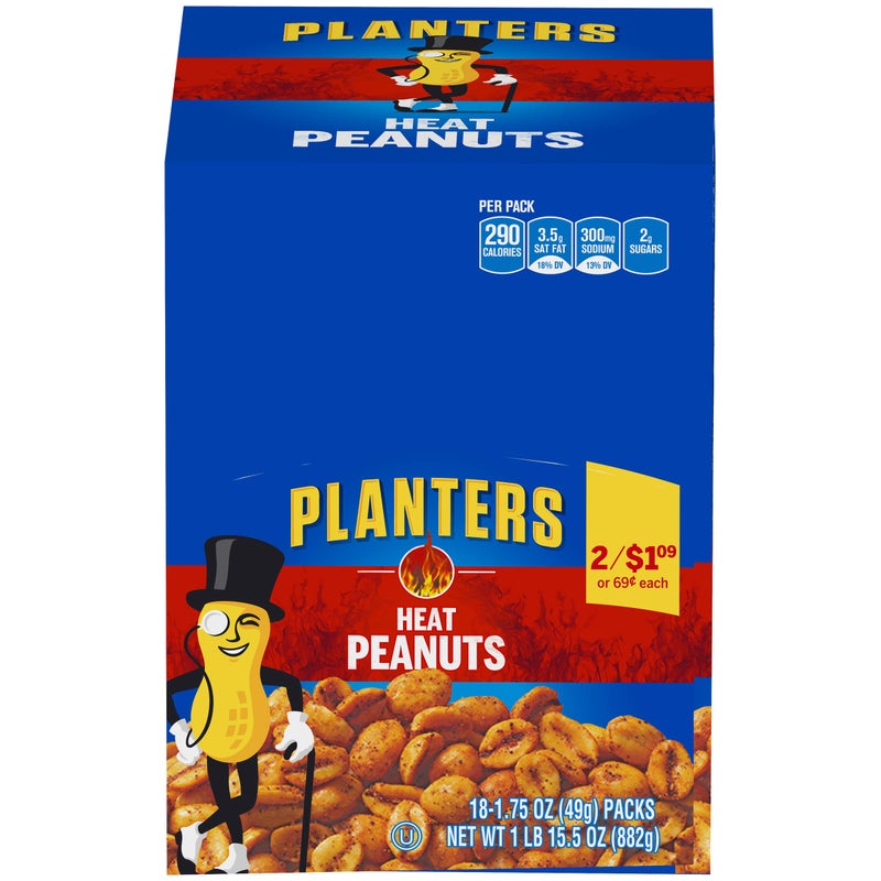 Planters Heat Peanuts, 1.75 Ounce (Pack of 18) - Image 1