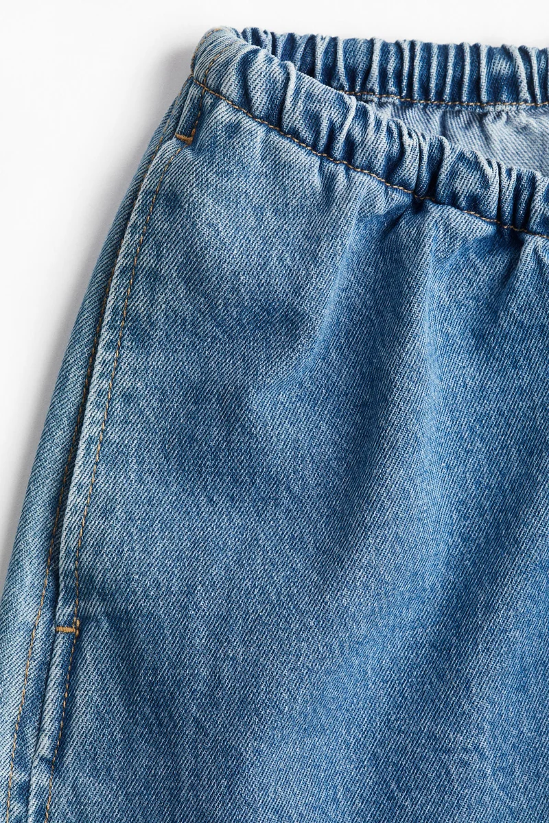 H&M MAMA Drawstring denim shorts