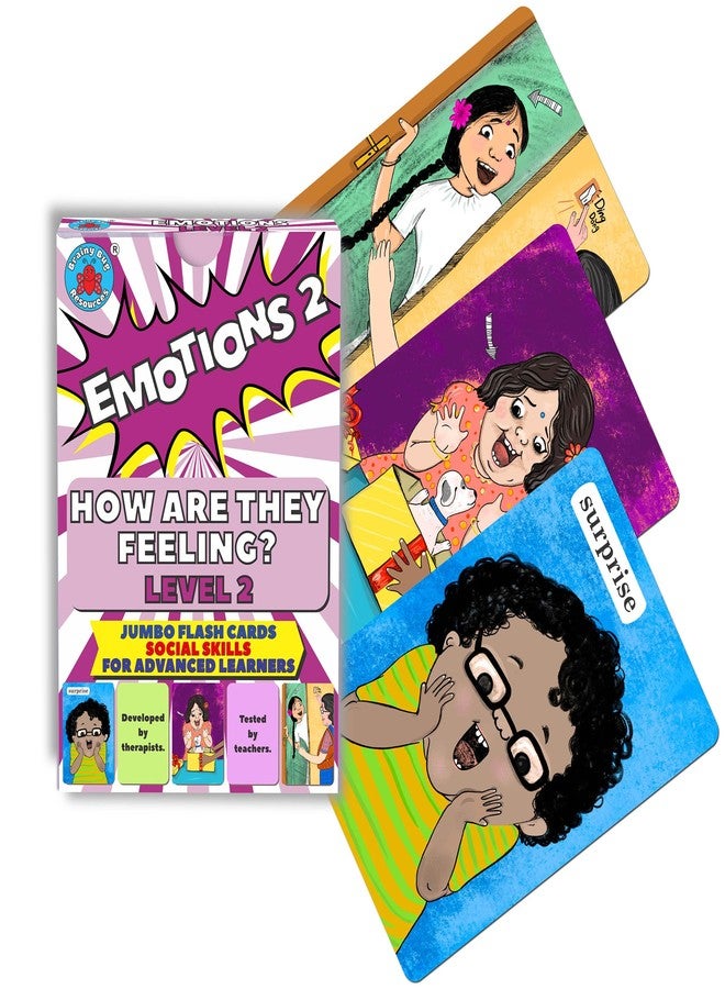 Brainy Bug Resources Emotions - Level 2 | How are They Feeling | Teach 6 Advanced Emotions Through 4 Scenarios | Emotional Literacy - Image 1