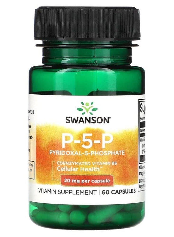 Swanson, P-5-P, 20 mg, 60 Capsules