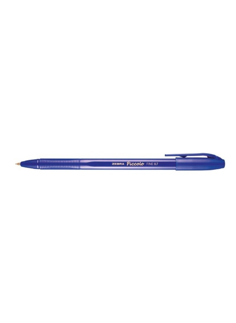 ZEBRA Piccolo Ball Pen Blue Ink 0.7mm Pack of 36  - Image 2