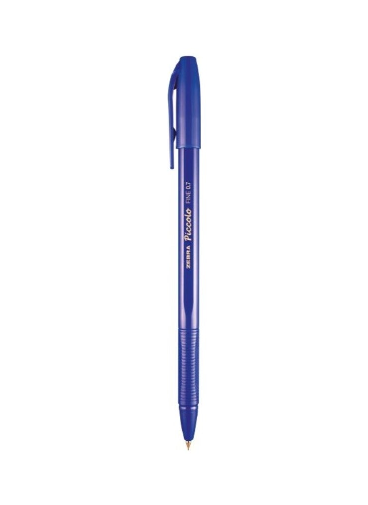 ZEBRA Piccolo Ball Pen Blue Ink 0.7mm Pack of 36  - Image 3