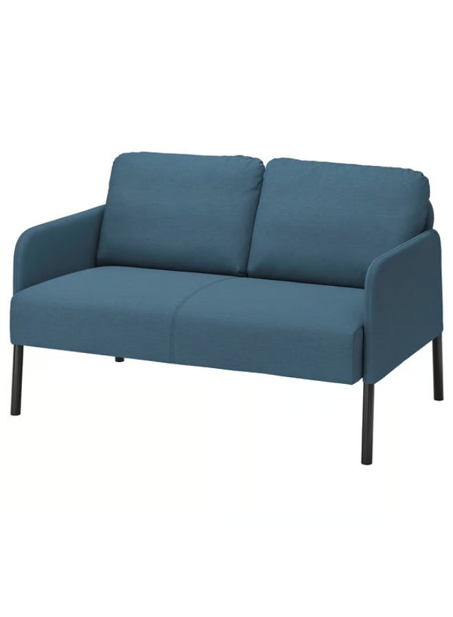 Ikea 2-seat sofa, Knisa medium blue - Image 1