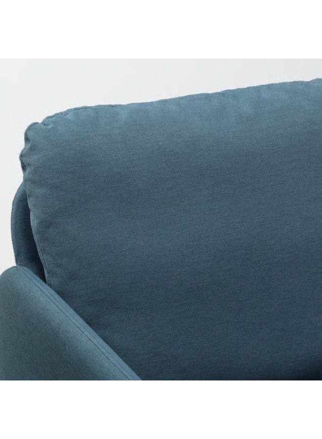 Ikea 2-seat sofa, Knisa medium blue - Image 3