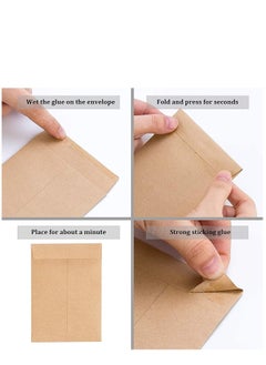 Y&D 200 Packs Coin Seed Envelopes Kraft, Small Parts Packets Self Sealing Stamps Storage for Home, Office, Garden or Wedding Use  - Image 5