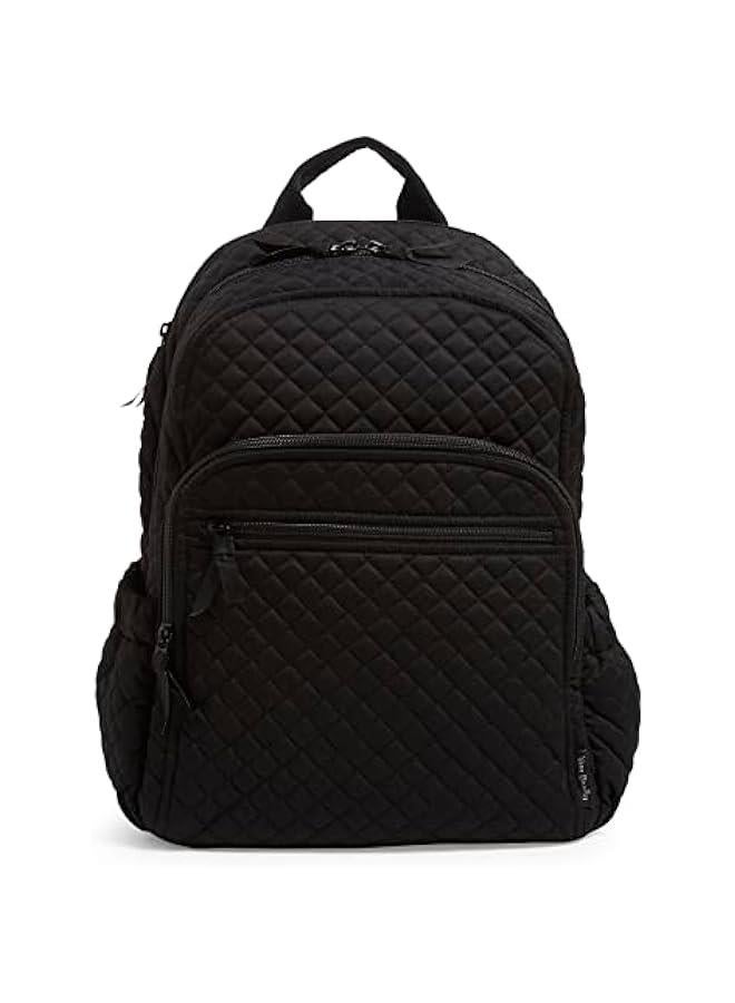 Arabest Women's Cotton Campus Backpack, Black - Recycled Cotton, One Size - Image 1