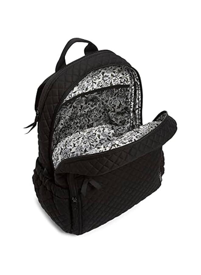 Arabest Women's Cotton Campus Backpack, Black - Recycled Cotton, One Size - Image 3