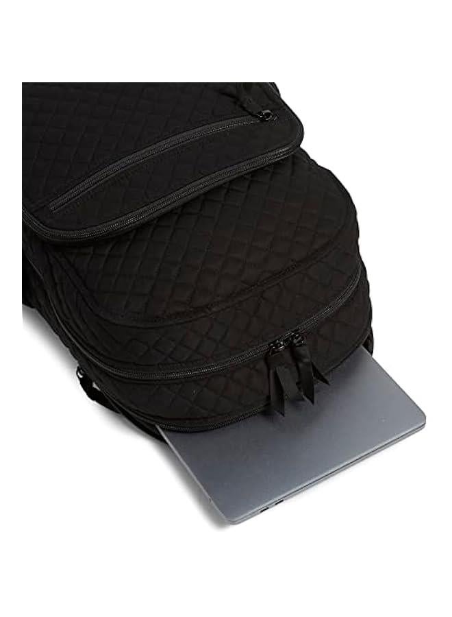 Arabest Women's Cotton Campus Backpack, Black - Recycled Cotton, One Size - Image 5