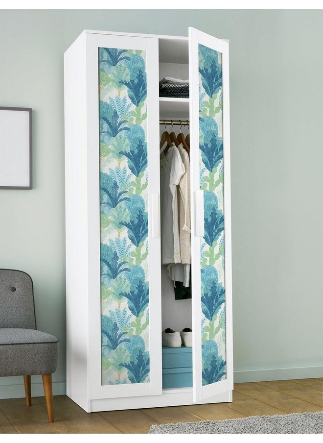 NuWallpaper Teal Keilani Peel And Stick Wallpaper Nus4975  - Image 4