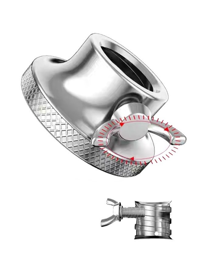 YORK FITNESS 30KG-Adjustable Chrome Dumbbell and Connecting Rod Set for Weightlifting Workout With Box, Red - Image 5