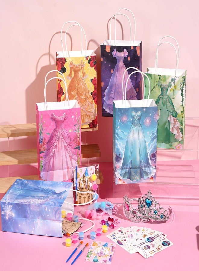 Vanblue 84 Pcs Princess Party Favors Gifts Princess Birthday Party Decorations for Girls, Crowns Headbands Castle Goodie Bag Stuffers,Pinata Fillers Classroom Rewards Gifts for Kids - Image 2