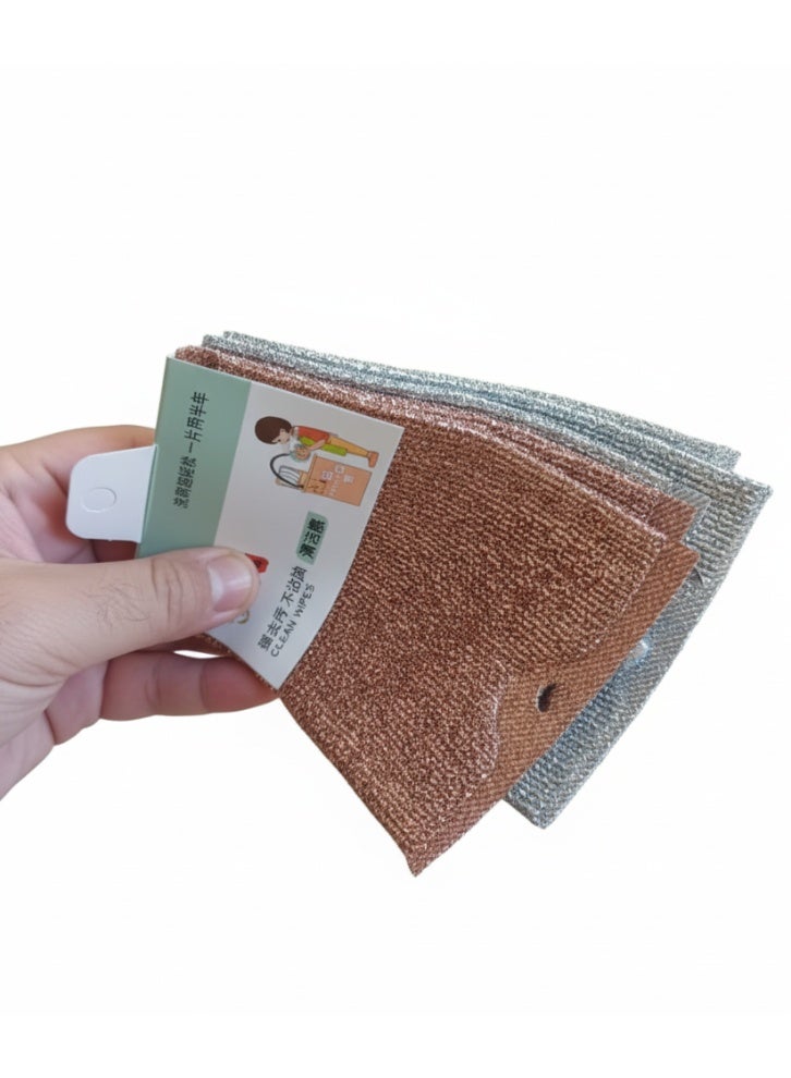 5 X Wire Dish Cloth (Replacement For Regular Dish Cloth) Non-Scratch - Image 3