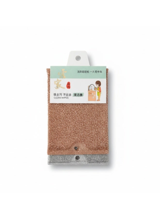 5 X Wire Dish Cloth (Replacement For Regular Dish Cloth) Non-Scratch - Image 2