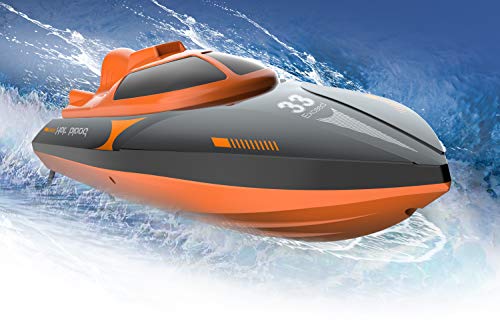 POCO DIVO Exceed33 RC Racing Boat 20kmph Q2 Genius High Speed Yacht Capsize Recovery Outdoor Pool Lake Electric Watercraft 24Ghz Trigger Remote Controlled for Kids Adults - Image 5