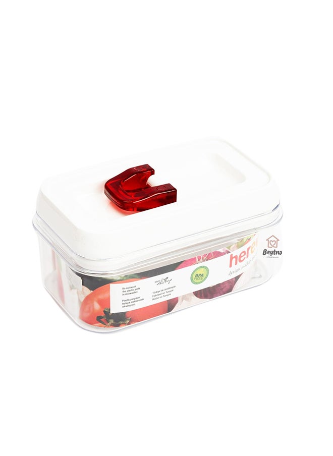 HEREVIN Storage Canister-Red Assorted shapes may vary 