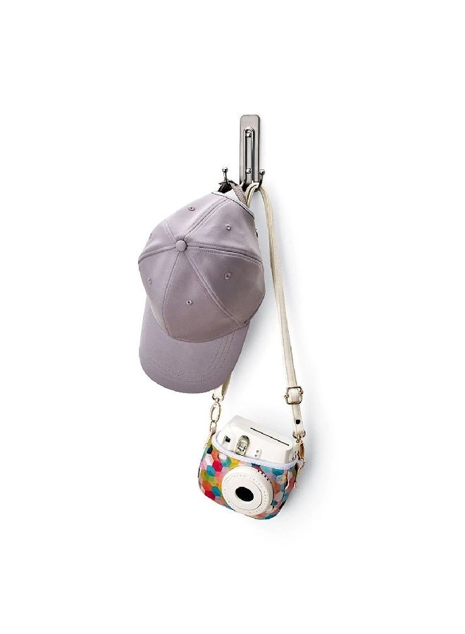 3M Command Large Brushed Nickel Double Hook Silver 1.8 kg 17036BN-ES - Image 3