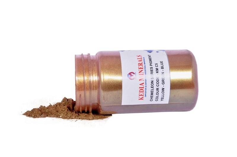 KEDIA Kedia C5 Chameleon Mica Powder Color Shift Pigment Powder Color Changing Pigment Powder for Epoxy Resin Painting Bath Bombs Candle Making Slime Coating 10 gmjar - Image 3