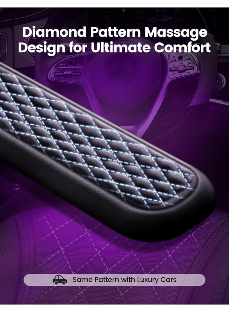 NANAO Wrist Rest for Keyboard and Mouse, Computer Ergonomic Wrist Support Pad, Soft Memory Foam Arm Cushion for Desk, Palm Hand Office Laptop Typing - Image 3