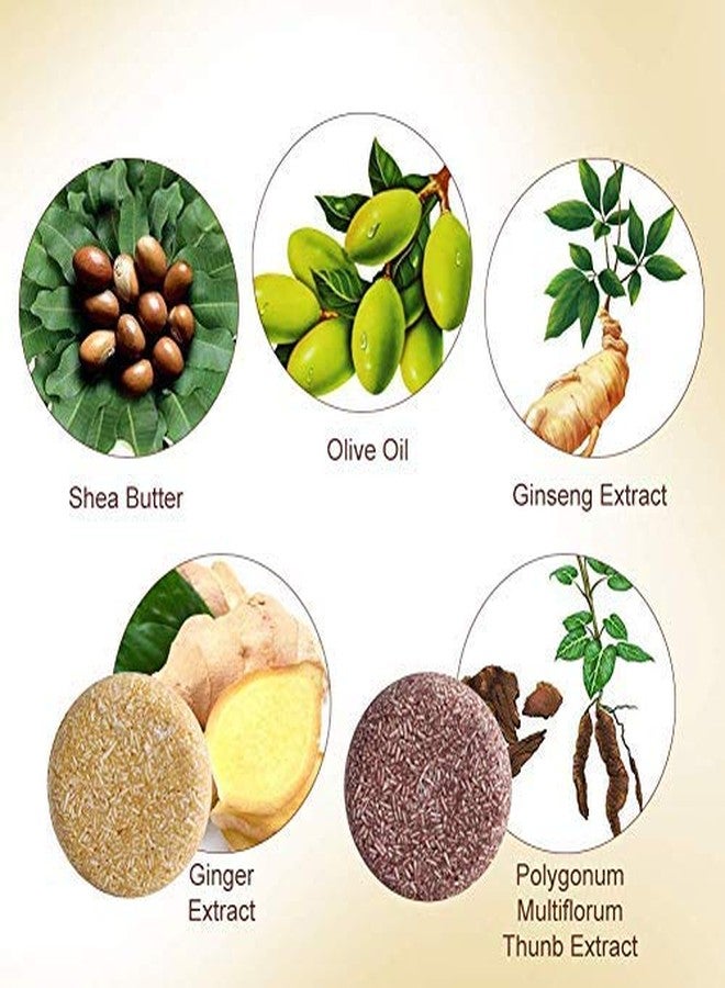 TruuMe Hair Darkening Solid Shampoo Bar, 2Pcs, Helps Stop Hair Loss, Hair Regrowth, Treatment for Men & Women, Unscented, Natural, Paraben Free, Sulfate Free, Damaged, Thin Hair - Image 2