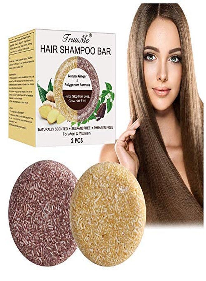 TruuMe Hair Darkening Solid Shampoo Bar, 2Pcs, Helps Stop Hair Loss, Hair Regrowth, Treatment for Men & Women, Unscented, Natural, Paraben Free, Sulfate Free, Damaged, Thin Hair - Image 5