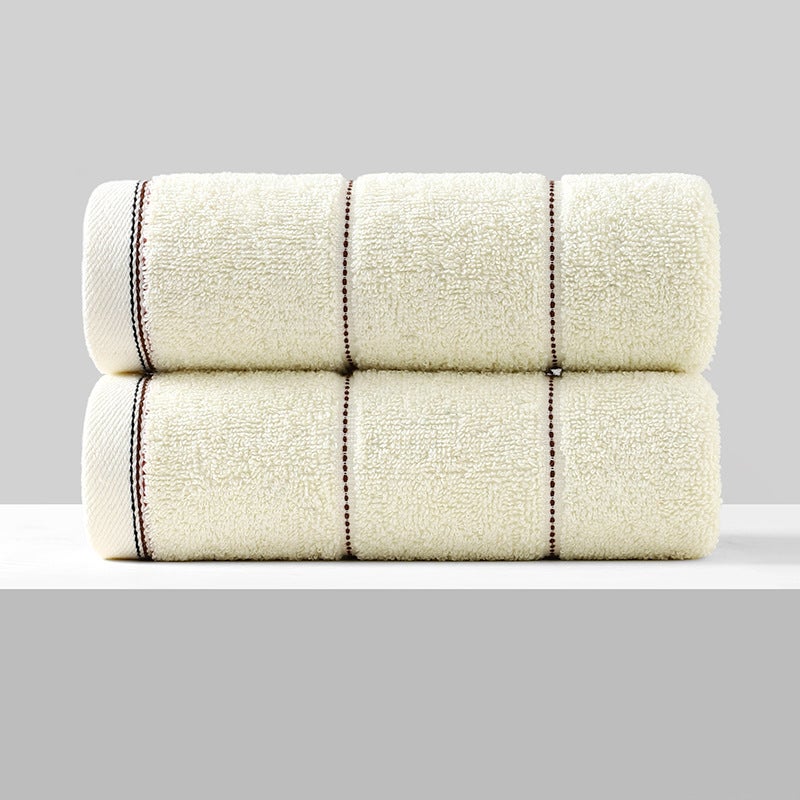general Feifei Plaid Cotton Towel Soft Absorbent Hand Towel for Adults - Image 1